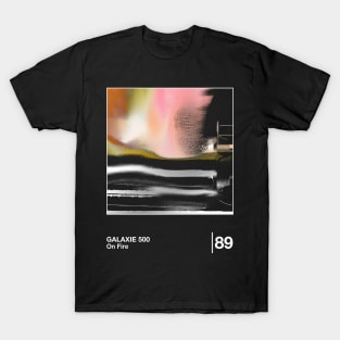 On Fire / Minimalist Style Graphic Design T-Shirt